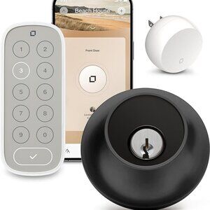 Level Lock+ Connect with Keypad Smart Lock Bluetooth/Wi-Fi Deadbolt C-L18U-S1-K1